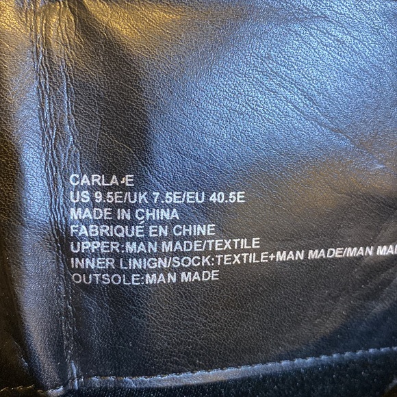 CarlaE size 9.5 Wide knee high boots good condition - Picture 6 of 6